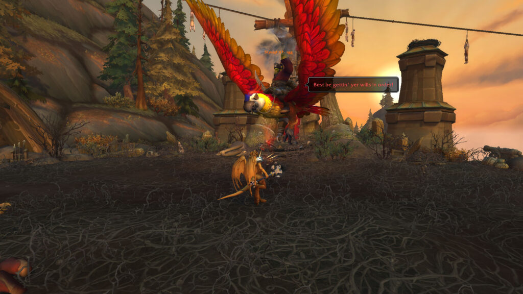 WoW Parrot Boss Battle